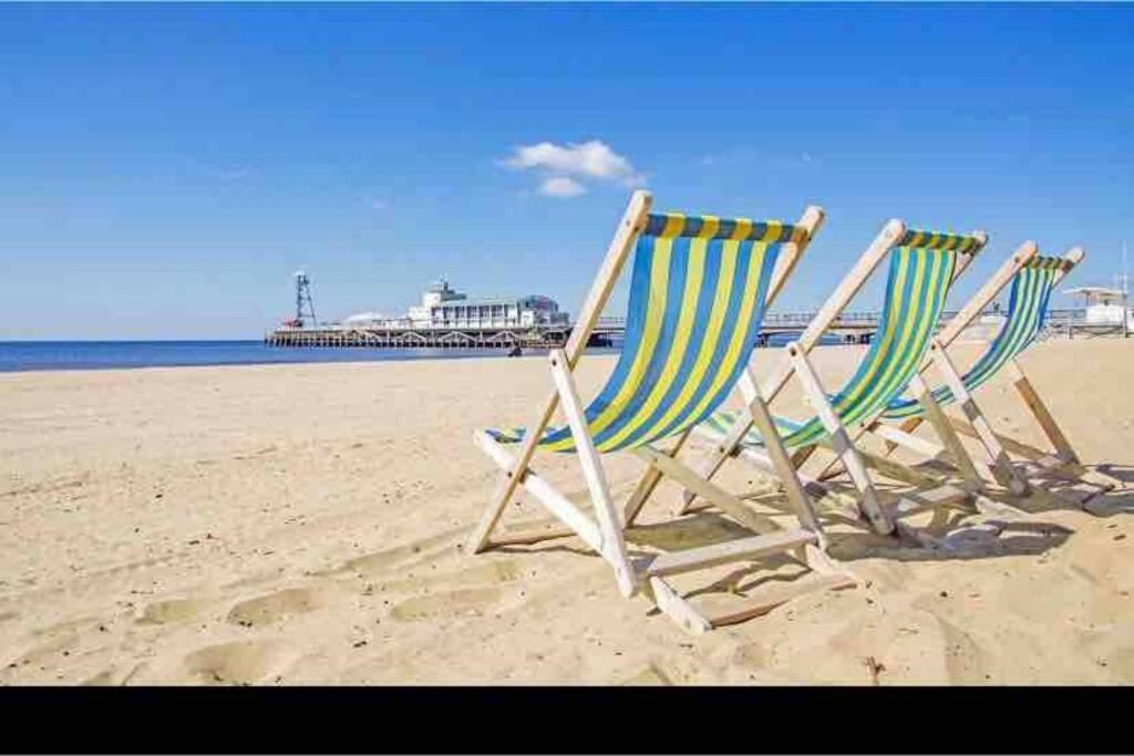 Bournemouth Nr Town Beach Train Coach Shops Lovely Entire Apartment Allows Quiet Good Dogs Exterior foto